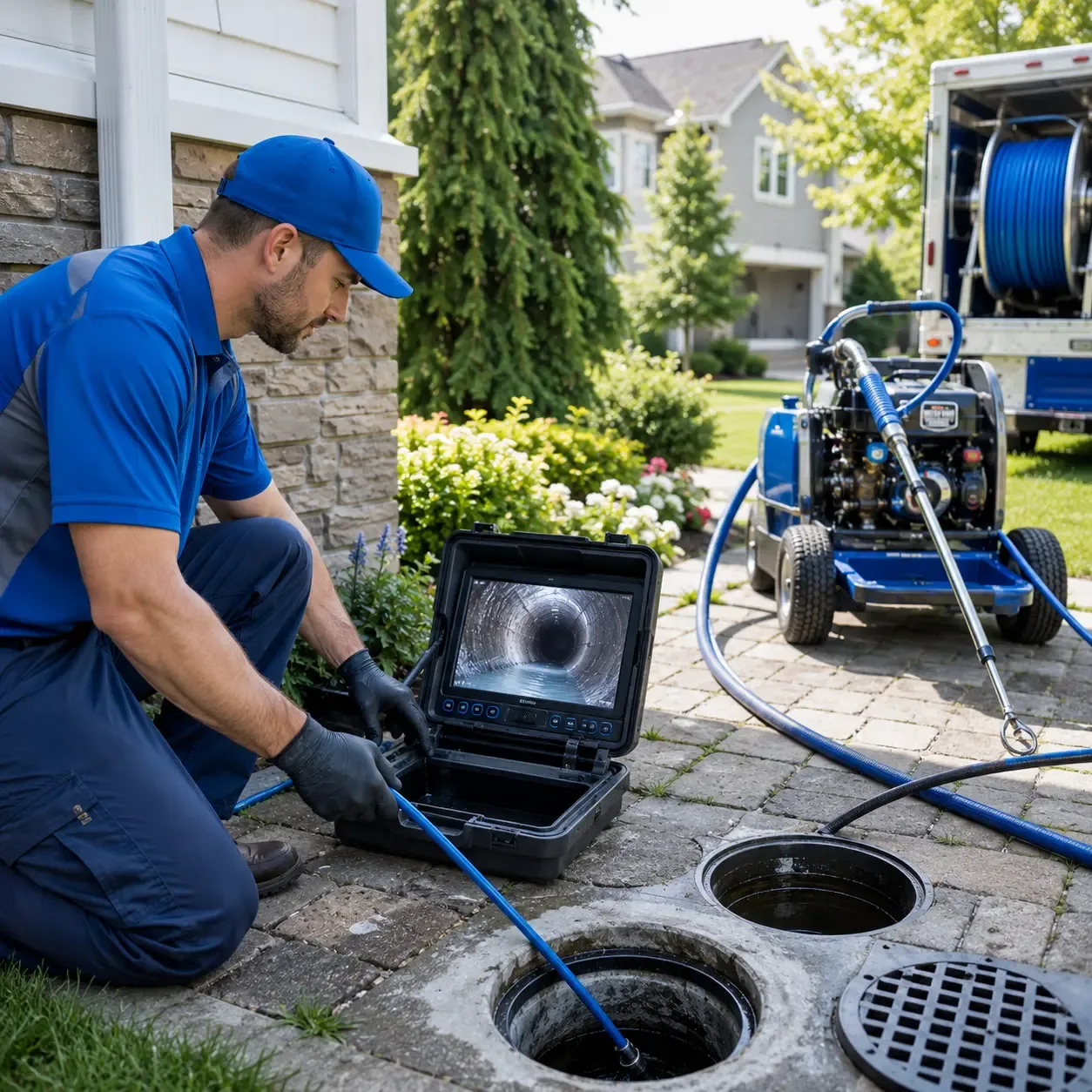 Outdoor drain cleaning professionals serving Peotone, IL